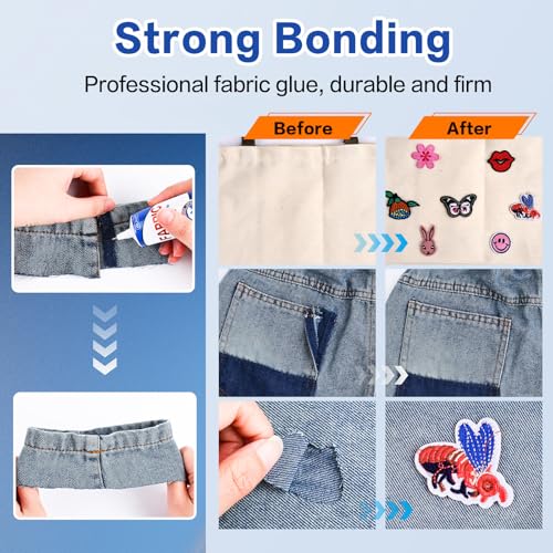 Fabric Glue for Clothing Permanent Washable
