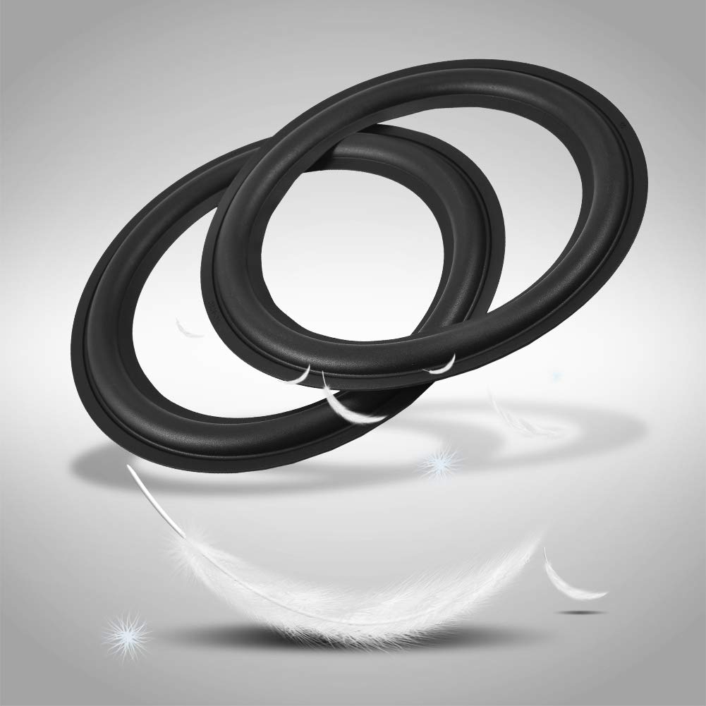 Speaker Surround Rubberen Randen - 2 Stuks 8 Inch Voor Woofer Reparatie, Vervanging Voor HiVi Luidsprekers