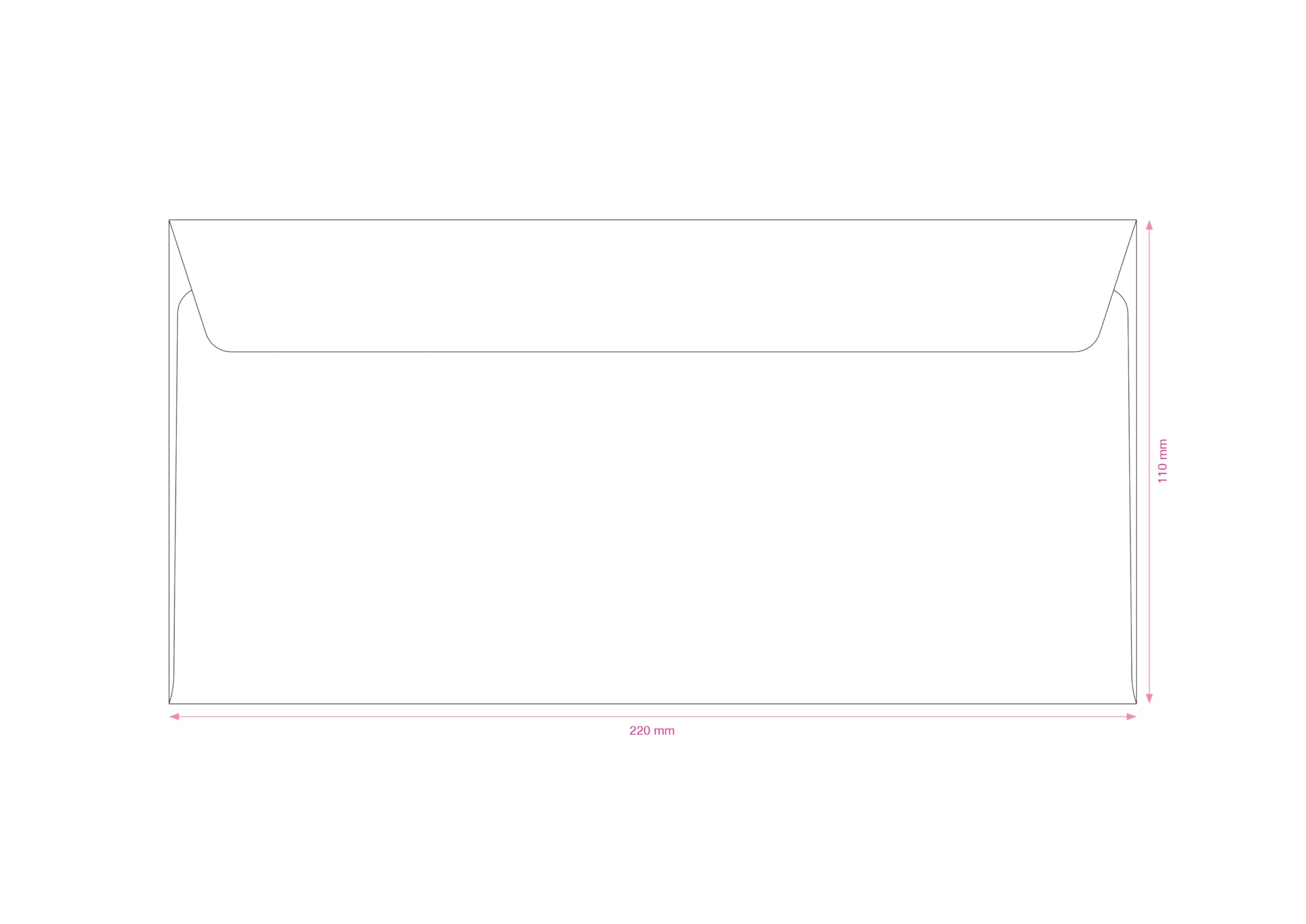 GPV Enveloppes auto-adhésives 80g DL 110x220mm fenêtre 35x100 Boite de 500