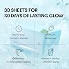 VT COSMETICS Cryo Ice Cool Mask, 30 Sheets, Cooling & De-Puffing Daily Sheet Mask, Hydrating Korean Face Mask, Xylitol & Hyaluronic Acid, K-Beauty Skincare