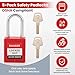 TOKCKYBL Lockout Tagout Kit Electrical Loto - 48 PCS OSHA Compliant Safety Kit with Padlocks, Hasps, Zip Ties, Tags & Storage Bag for Industrial/Electrical Equipment