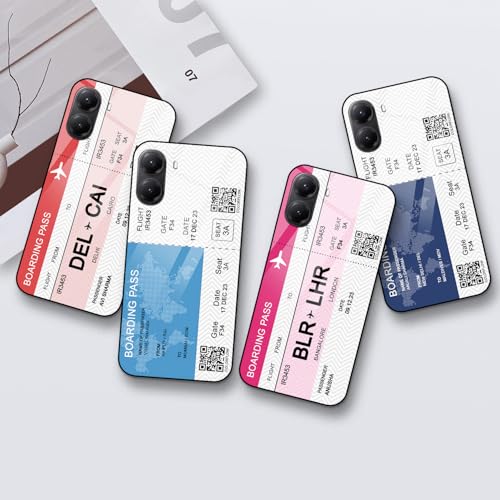 Image of COLORflow Back Cover Compatible with Poco X7 Pro 5G | Boarding Pass Colors Customized | Shockproof TPU Bumper with Camera Protection Back Cover Compatible with Poco X7 Pro 5G