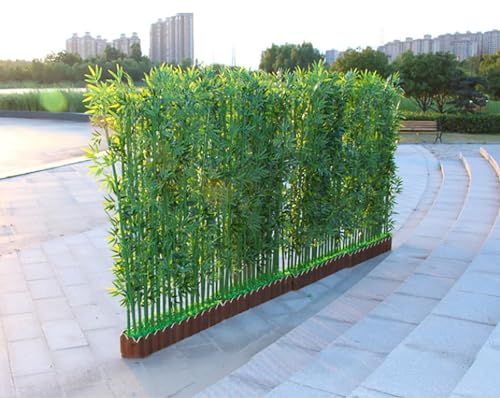 Arbre de bambou artificiel pour structurer une cloison de bureau modulable - 6