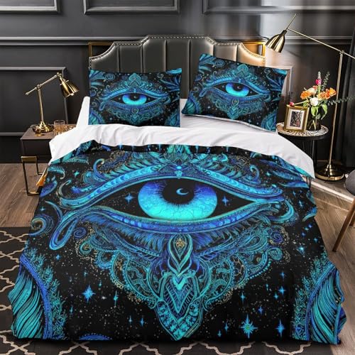 Housse de couette microfibre notes musicales parure de lit 3D lit double 200x200cm - 2