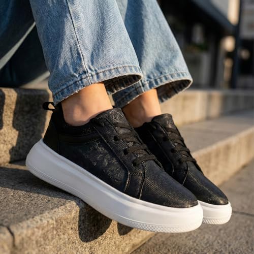 Image of KazarMax Premium AERO Kicks Women Floral Pattern Party Sneakers | Casual Fashion Trainers Sneakers