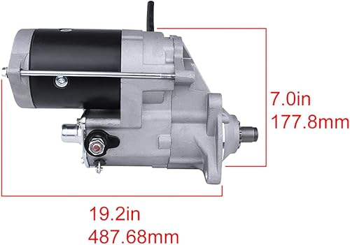 Miniatura 7 de Motor de arranque para camiones diésel 7.3, encaja en camiones Ford F-Series 94959697989900010203