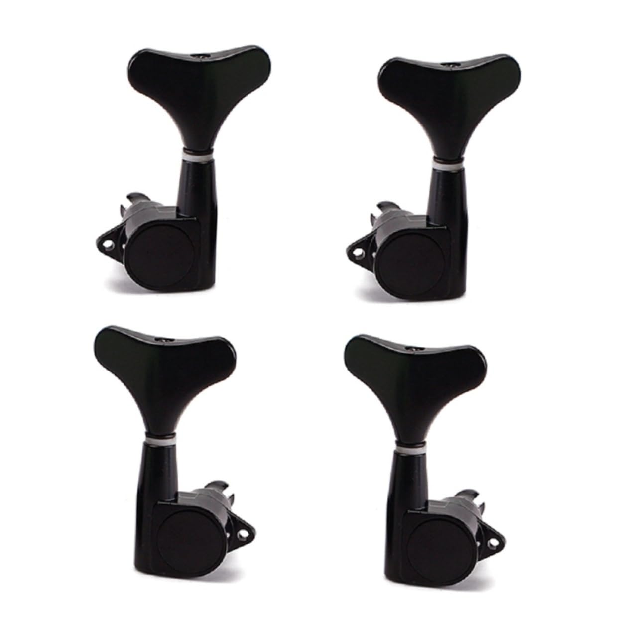 Levemolo Bass Tuning Pegs Black Guitar Bass Tuning Pegs Metal Material 5.6 * 2.8 * 15cm Size