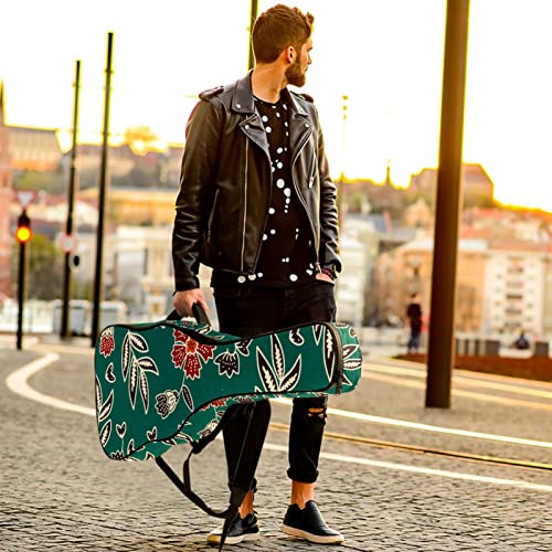 Housse étanche pour guitare acoustique avec double bandoulière et poche Hello Summer Tropical Floral Palm, Multicolore… - Les Beatles, Paul McCartney, John Lennon, RIngo Starr, George Harrison Housse étanche pour guitare acoustique avec double bandoulière et poche Hello Summer Tropical Floral Palm, Multicolore… – Image 7
