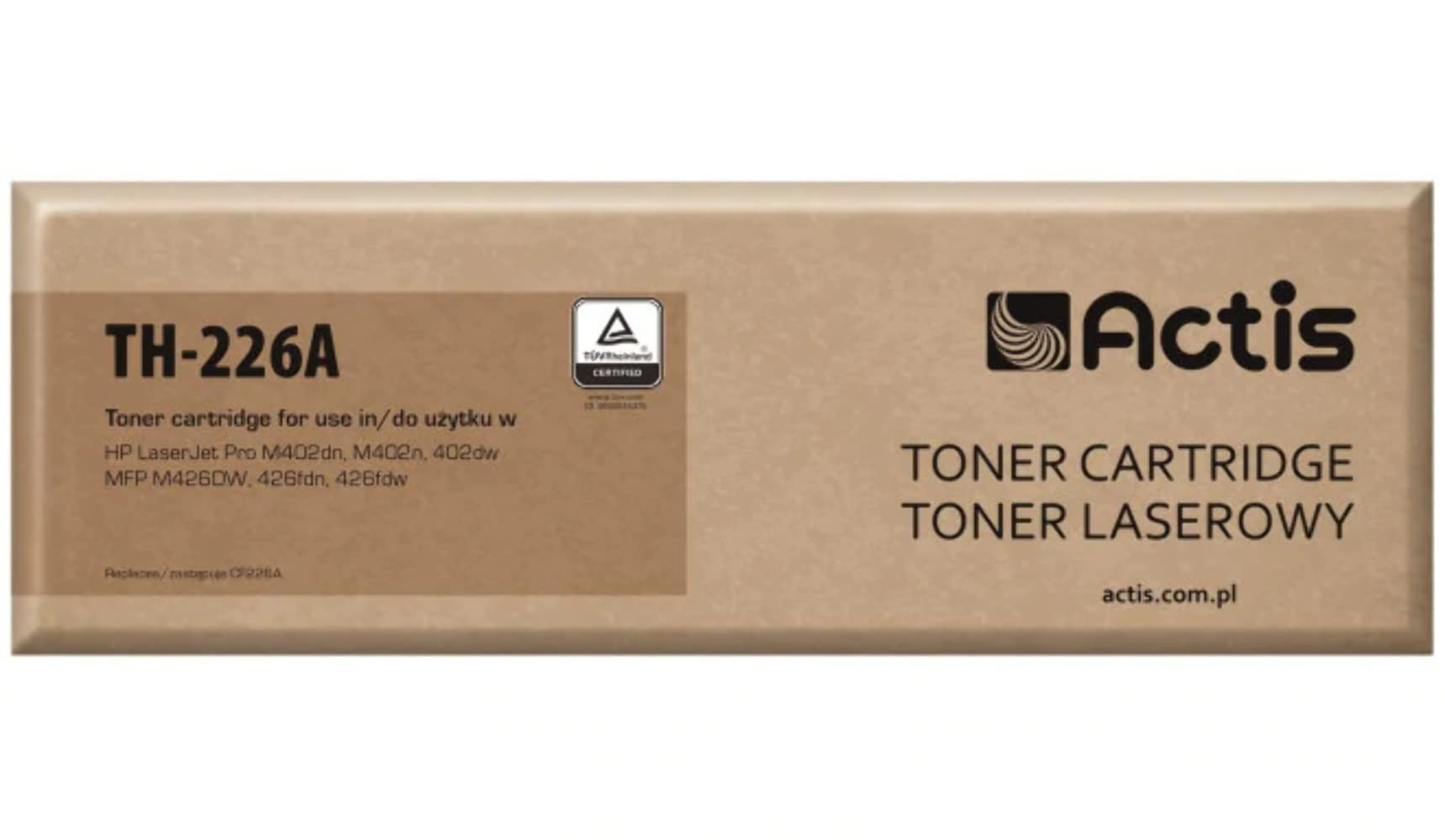 Actis TH-226A Cartouche de Toner 1 pièce(s) Compatible Noir