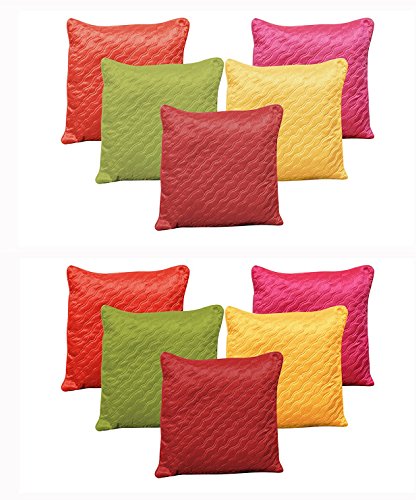 Dekor WorldPolyester Blend Beyond Colours Cushion Cover - Multicolor, 16 X 16, 10 Piece