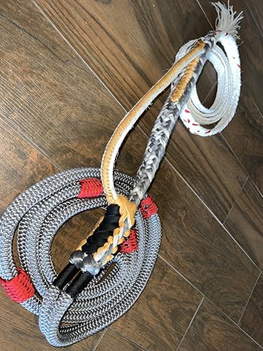 Templar Knight Rope - Grey on White Poly Pro 9x7 Left Hand 3/4