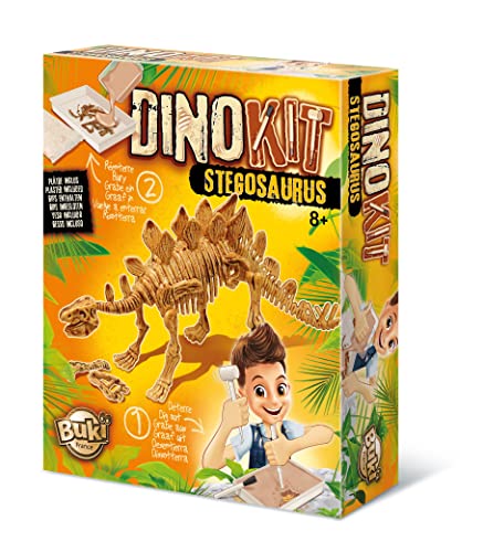 Dinokit stégosaure Buki 439STE coffret d'archéologie pour enfant 19x6x22.5 cm