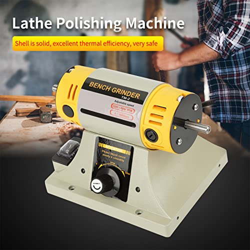 Poliermaschine Schmuck, Schleifbock Doppelschleifer Elektroschleifer Polierbock Poliermaschine Tisch poliermaschine für Schmuck 3 0-10000r/min 220V 350W