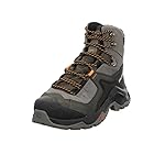 SALOMON Shoes Quest Element GTX, Men's Boots, Pewter Beluga Buckskin, 43 1/3 EU