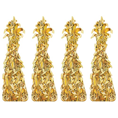 Beistle Corn Stalk Cutouts 4-Pack Double-Sided Fall Wall Decorations for Thanksgiving and Autumn Parties Harvest-Themed Photo Backdrops and Seasonal Home Dcor 5