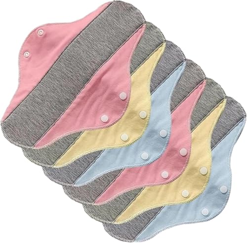 Velora PadsVeloura Pads - Washable Protection Pads Reusable Leak-Proof & Waterproof Washable Incontinence Pads for Women and Elderly for Day and Night Use (6pc)