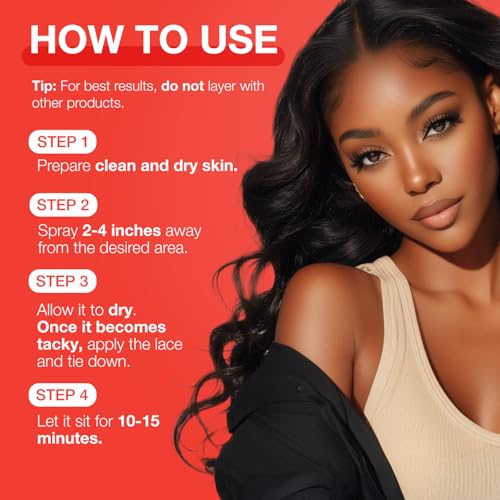 Image of EBIN NEW YORK Wonder Lace Bond Adhesive Spray - Extreme Firm Hold 2.7oz / 80ml| Active Use, Fast Drying, No Residue, No Build-up, All-day Powerful Hold, Easy Daily Wig Install