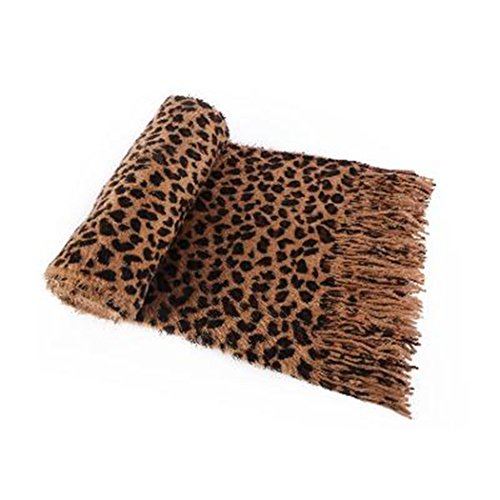 Womens Winter Scarf Shawl Wraps Soft Warm Blanket Scarves for Women Leopard scarves4