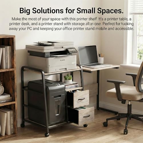 Soporte de impresora con 40% de descuento y almacenamiento