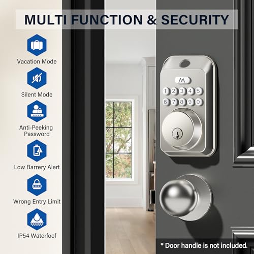 Zafano Fingerprint Smart Door Lock - Keyless Entry & Auto Locking - Image 2
