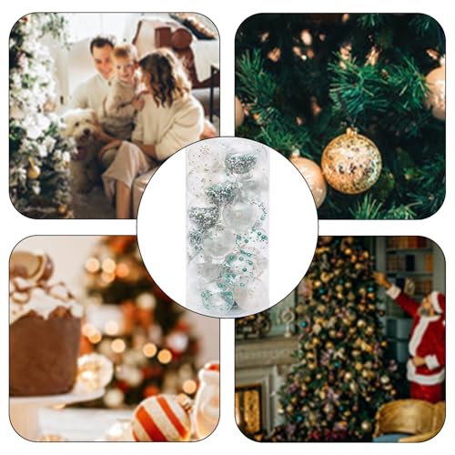 Ensemble de 24 boules de Noël ornements de sapin de qualité supérieure