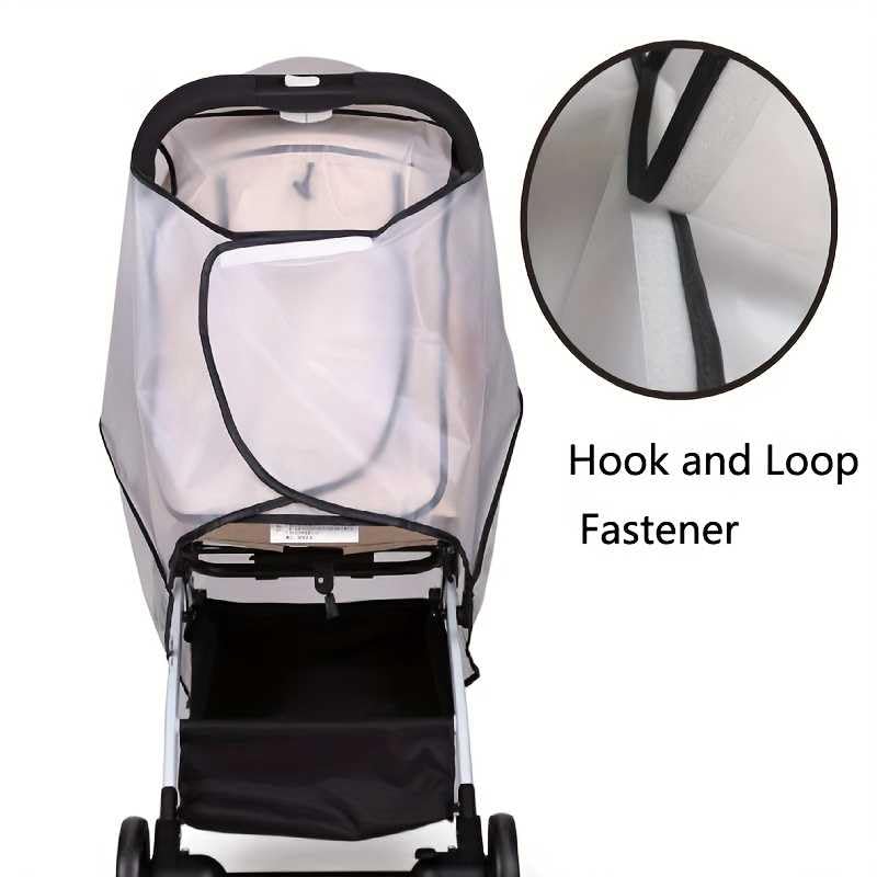 Baby Stroller Rain Cover Travel Dustproof Breathable Windproof - Image 3 thumbnail