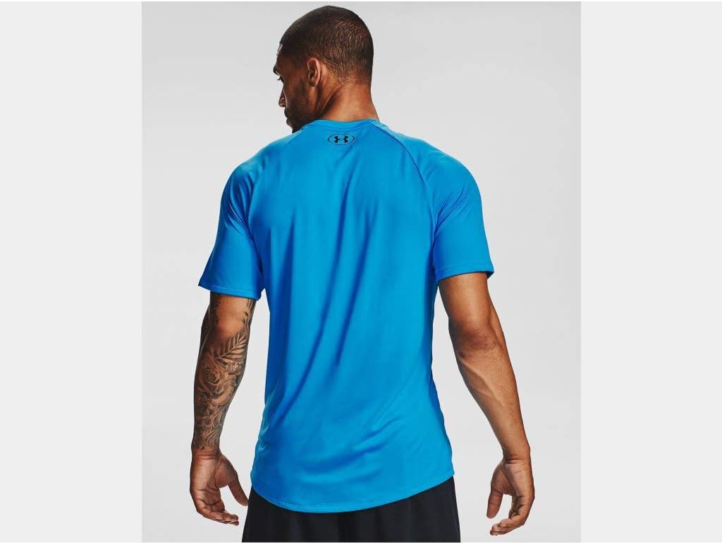 Under Armour Men's Tech 2.0 Short-sleeve T-shirt Standard Small Electric Blue (428)/Black