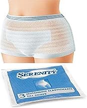 Mutandina A Rete Elastica Riutilizzabile Contenitiva Del Pannolone Misura Extra Large 3 Pezzi