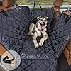 comwish Dog Seat Cover, Waterproof Dog Car Seat Cover for Back Seat with Mesh Window Durable Scratchproof Nonslip Dog Car Hammock with Universal Size Fits for Cars, Trucks & SUVs