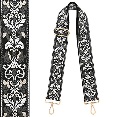 Image of Purse Strap 1.97 inch Wide Replacement Crossbody Strap Handbag Guitar Strap Purse Shoulder Strap Adjustable