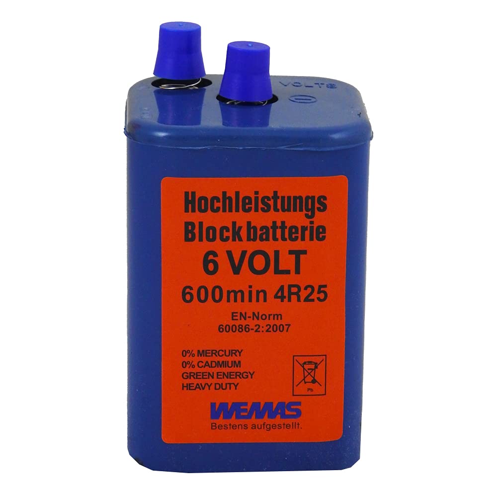 UvV UVWF303-10 TL Baustellenleuchte, LED gelb Warnleuchte für Baken, TL-Leitbakenleuchte oder TL-Absperrschranken (gelb mit Batterien)