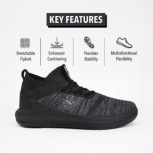 Image of Men's Pro-Train Training Shoes, Breathable Mesh Upper, Sockliner, Provides Stability, Enhanced Grip, Multi Directional Flexibility, High Energy Return, Lace-Up, Pull Tabs