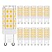 G9 LED Lampe, Damtong 5W Warmweiß 3000k G9 LED Leuchtmittel ,Ersatz 50W G9 Halogenlampe,Energiesparende Glühbirnen,Nicht Dimmbar,10er Pack