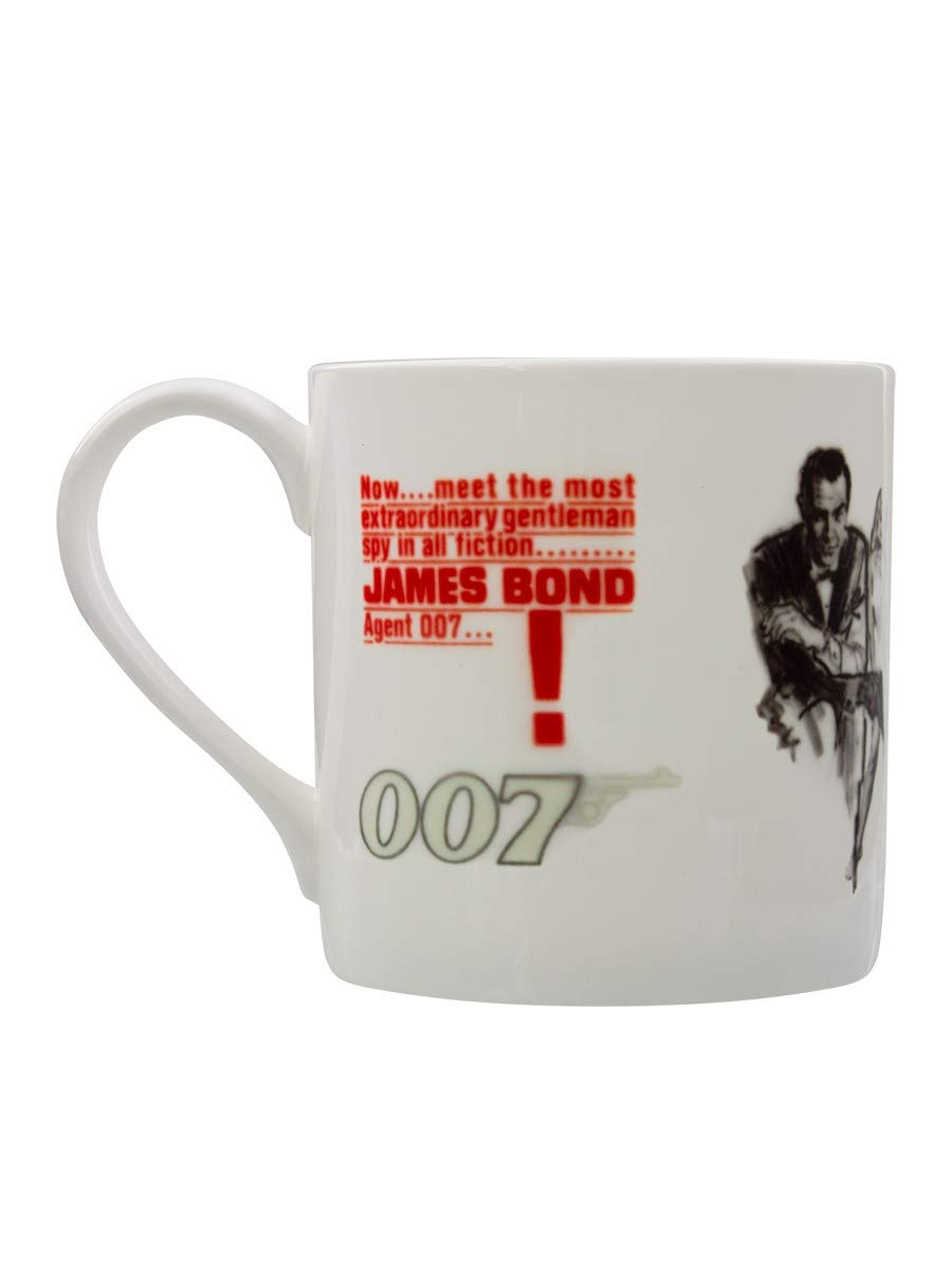 Amazon.com: James Bond" Dr No Bone China Mug, Multi-Colour, 11 oz/315 ml :  Home & Kitchen