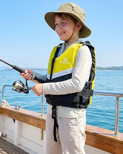 Image of Owntop Swim Jacket Kids Adults | Super-Thin & Lightweight | Comfortable Crotch Strap | Easy-to-spot Colors | Swimming Training, Kayak, Boating