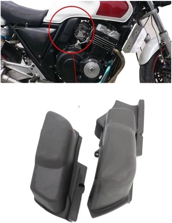 HONDA CBX400F 用 【車種】ロゴ入り サイド キャブ カバー メッキ