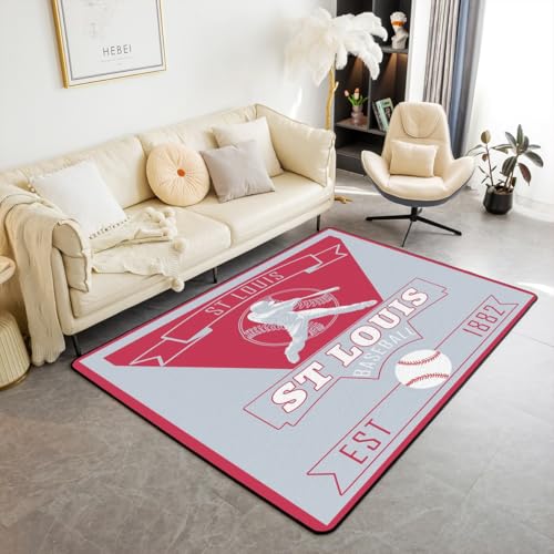 Tapete Feelyou Boys Baseball 99x150 cm Polipropileno miniatura 1