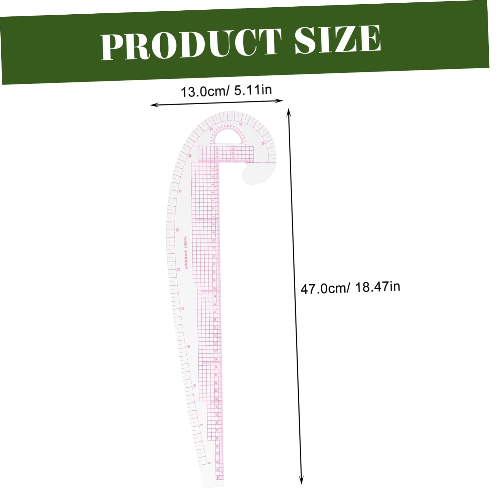 jojofuny Lineal Vielseitiges Schnittmuster Lineal aus Pvc und Edelstahl 14 Stück Kurvenmuster zum Präzisen Nähen und Stoff Zuschneiden für Anfänger und Designer