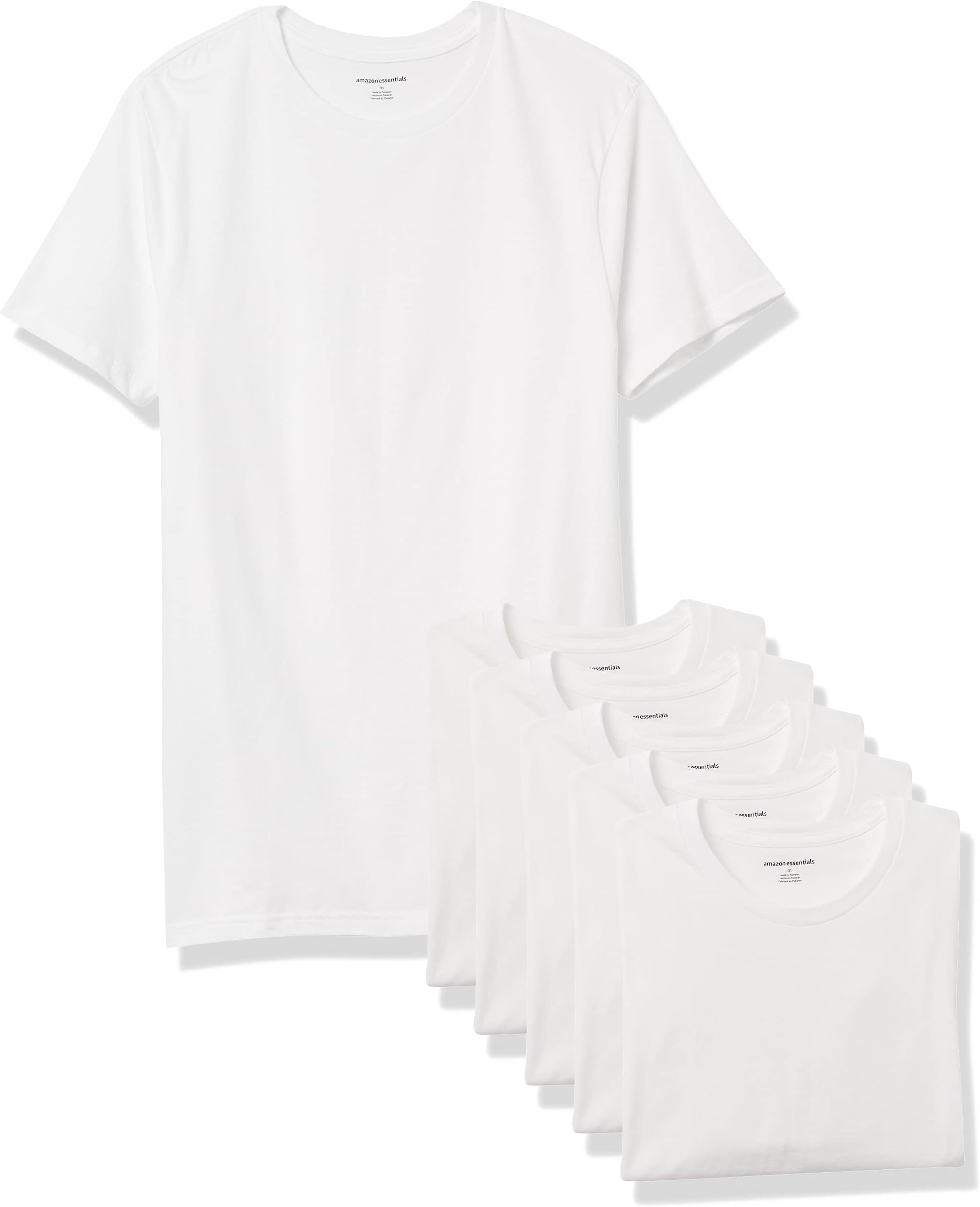 Men's Slim Fit Cotton Crew Neck Undershirts