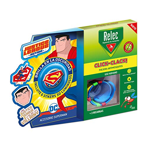 Preisvergleich Produktbild Relec Superhelden Superman Antimoskitos Armband, 1 Stück