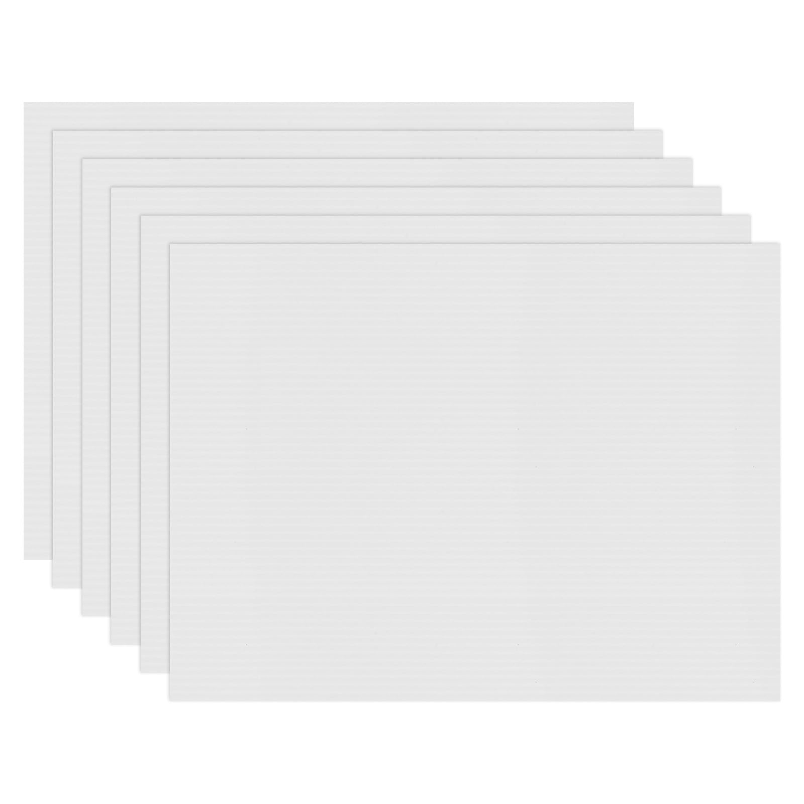 Corrugated Plastic Sheets - 6 Pack for Signs & Projects -8 Corrugated Plastic Sheets - 6 Pack for Signs & Projects -8