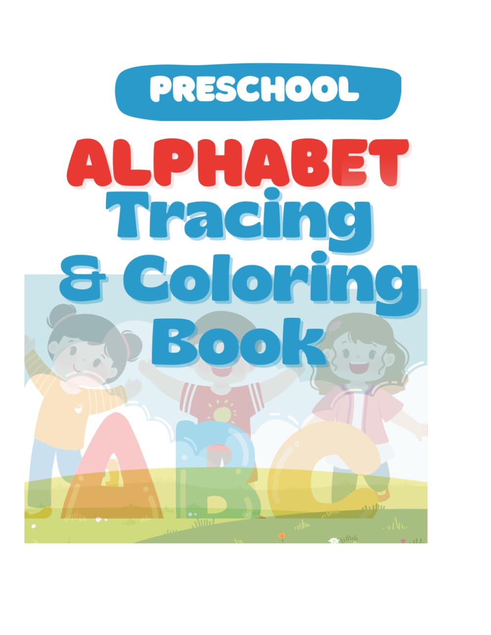English Alphabet Colouring and Tracing Book for kids