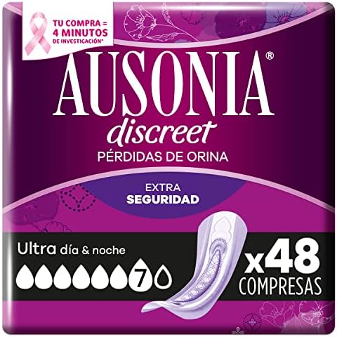 Ausonia Discreet Compresas Noche Incontinencia Mujer Ultra Cover
