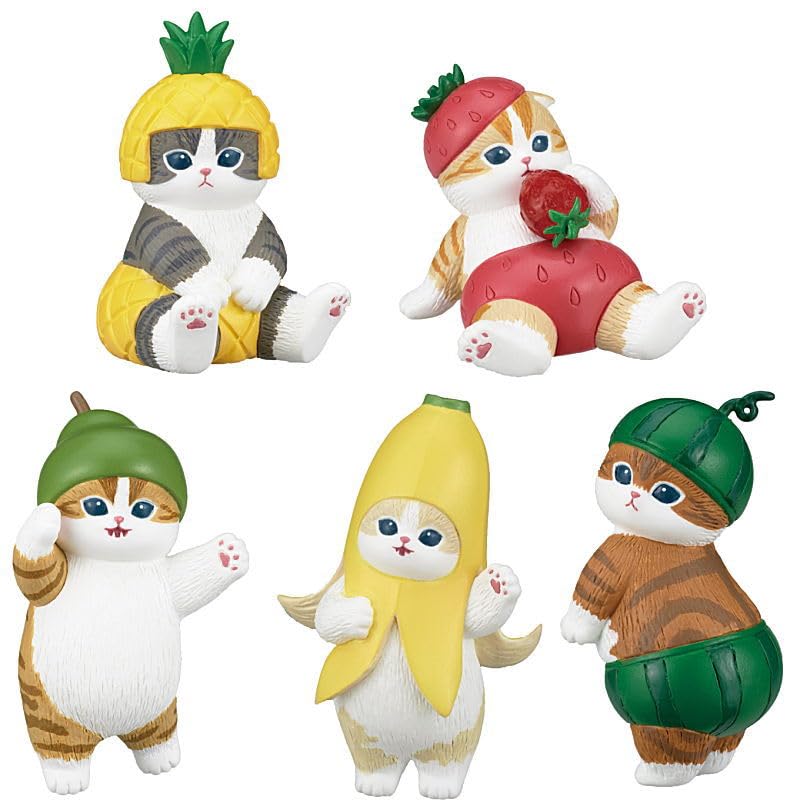 Amazon | mofusand フルーツにゃんフィギュア [全5種セット(フルコンプ