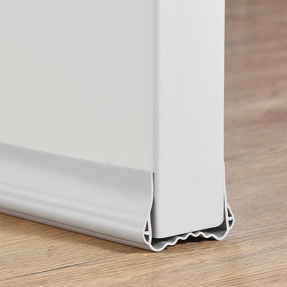 Door Draft Stopper - 40 Inch, Bottom Seal Weather Stripping,Door Weather Stripping, Sound Light Air Proof Sealer for Bottom of Door,Adjustable soundproof and Windproof Strips (Gray) (B0CJ3BW96B) Amazon Price History, Amazon Price Tracker