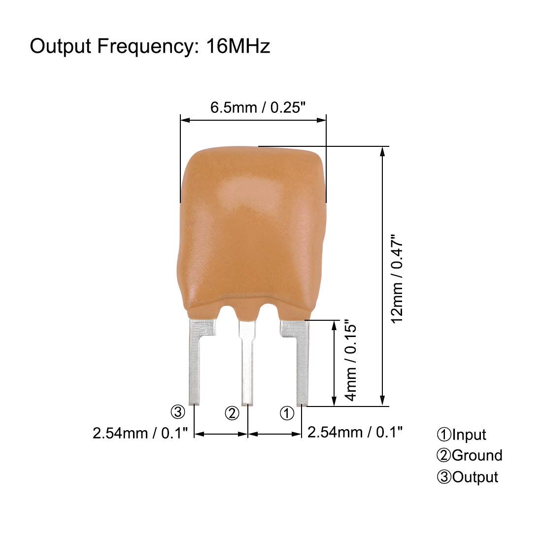 10 Risonatori Ceramici 4MHz 2 Pin CSA4.00MG Per Elettronica - Z2257