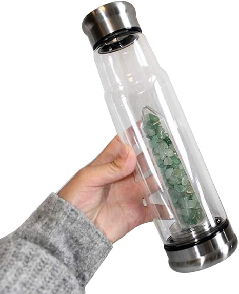 Amazon Urhomy 天然水晶水ボトル ポータブル ガラス水筒 水晶ガラスカップ 水晶カップ 水晶ウォーターボトル 治癒オベリスク 杖エリクサー 水晶水ボトル 550ml 304ステンレス鋼 天然水晶砕石エネルギーカップ 宝石エネルギーガラスクリスタルウォーターボトル エネルギー Amazon Urhomy 天然水晶水ボトル ポータブル ガラス水筒 水晶ガラスカップ 水晶カップ 水晶ウォーターボトル 治癒オベリスク 杖エリクサー 水晶水ボトル 550ml 304ステンレス鋼 天然水晶砕石エネルギーカップ 宝石エネルギーガラスクリスタルウォーターボトル エネルギー
