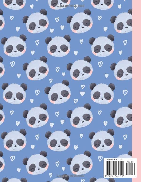 Sticker Collection Book: Blank Sticker Book for Collecting Stickers with a Lovely Panda Cover image 3