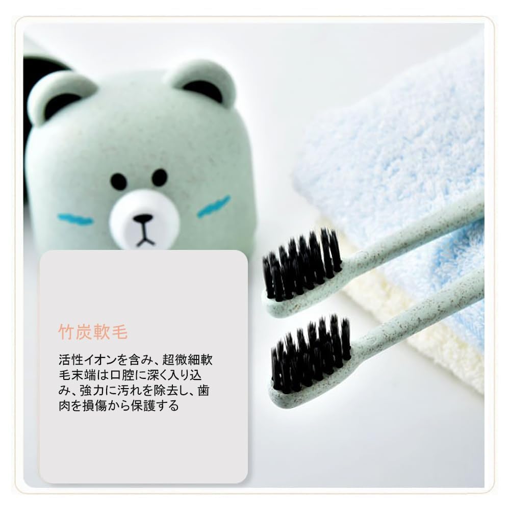 Amazon.co.jp: 3点セット 携帯歯ブラシケース コップ付き歯磨きセット