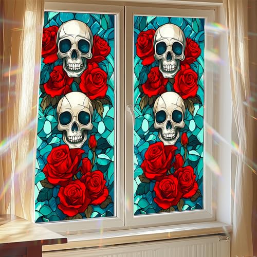 Vinilo Decorativo HOMETITUTE Vidrio Templado Calavera 17.7x39.3 in miniatura 7